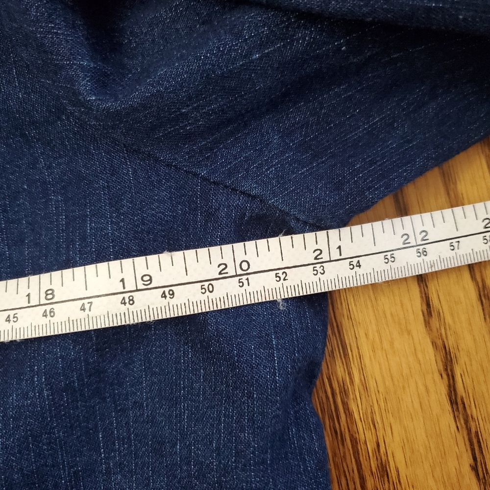Zipper A Bit Sticky - Crystal Jean Jacket sz 12 - Picture 2 of 12